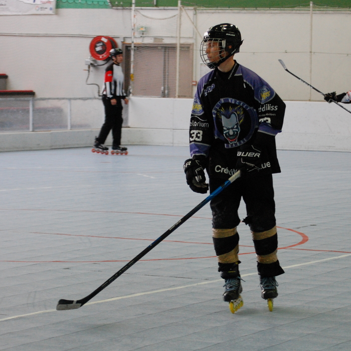 Joueur de roller hockey